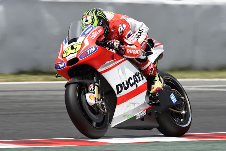 Cal Crutchlow mit der Ducati Desmosedici GP14