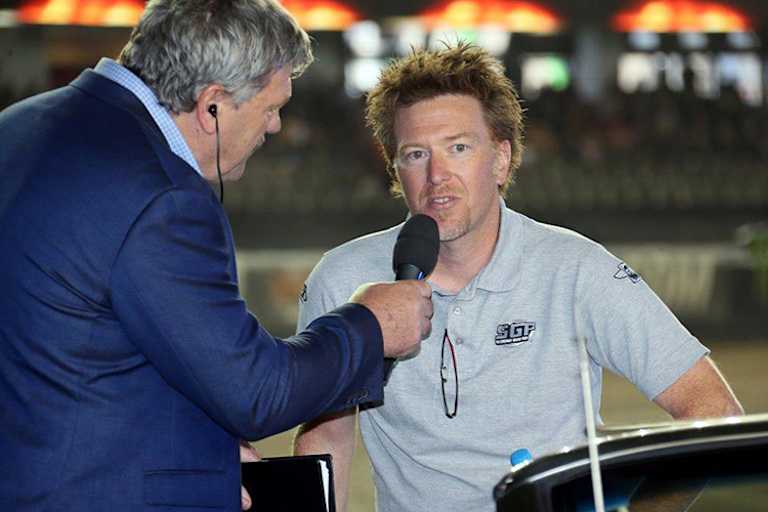 Der dreifache Weltmeister Jason Crump (re.)