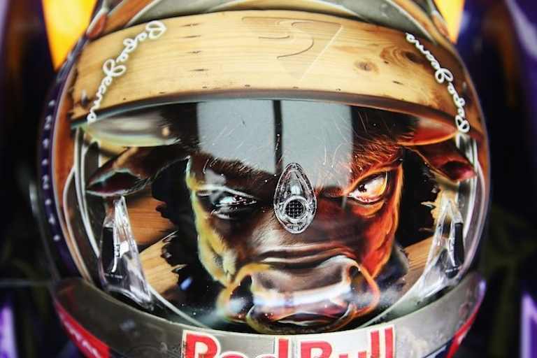 Vettel in Texas 2013: Der Bulle mal ganz anders