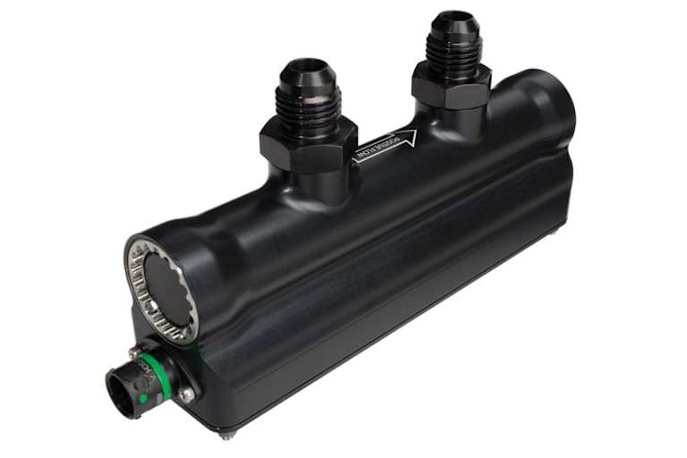 Ein Durchflussmesser eines Formel-1-Renners