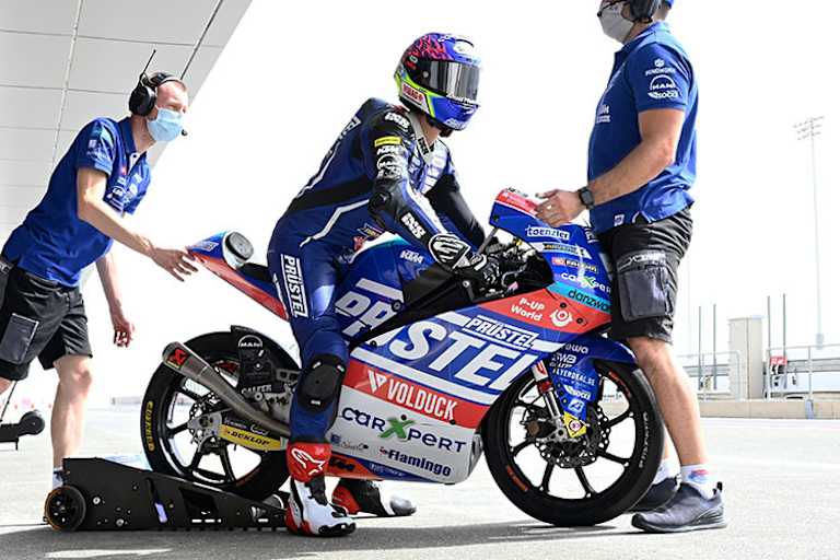 Jason Dupasquier auf der Prüstel-KTM