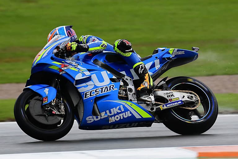 Alex Rins führte zum Zeitpunkt der Wertung