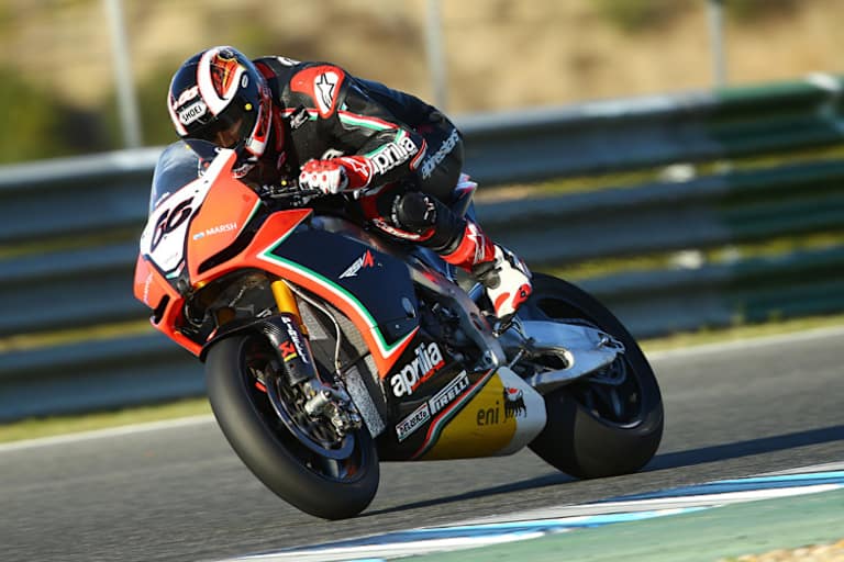 Aprilia-Testfahrer Alex Hofmann
