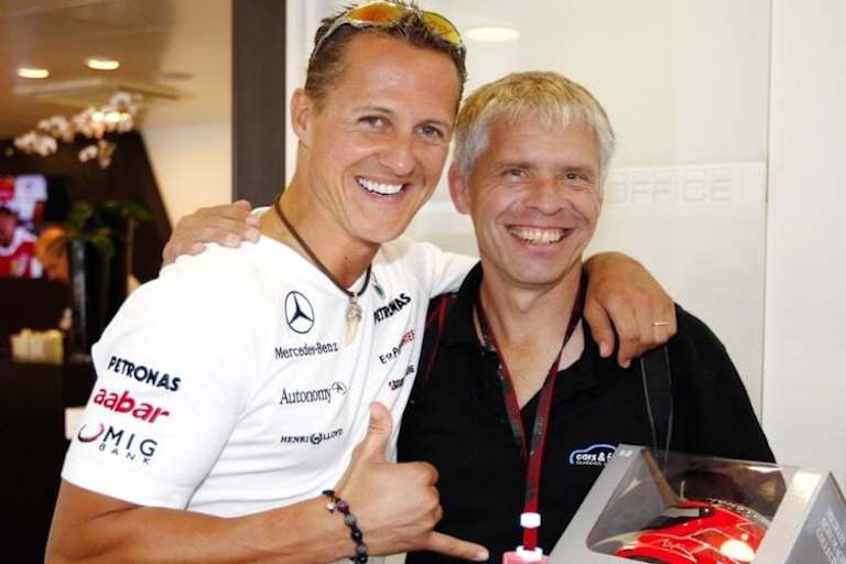 Michael Schumacher und Daniel Reinhard