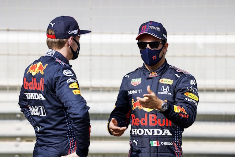Max Verstappen und Sergio Pérez