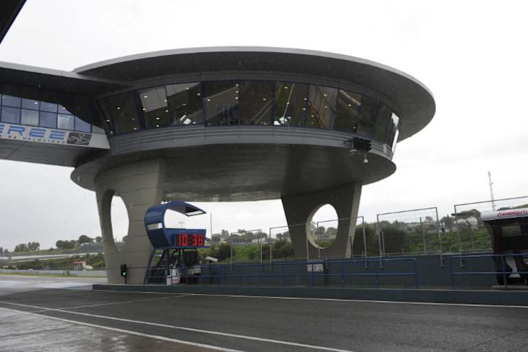 In Jerez ist das Wetter scheußlich