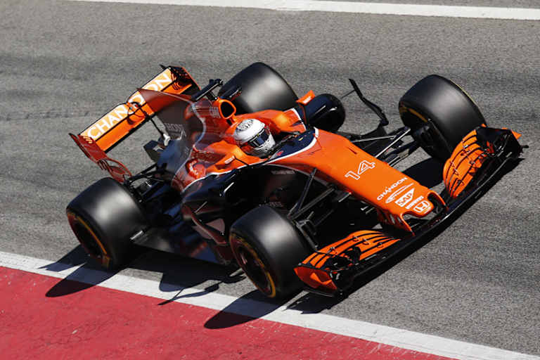 Fernando Alonso mit seinem McLaren-Honda