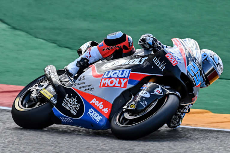 Marcel Schrötter bewertete den Reifen positiv