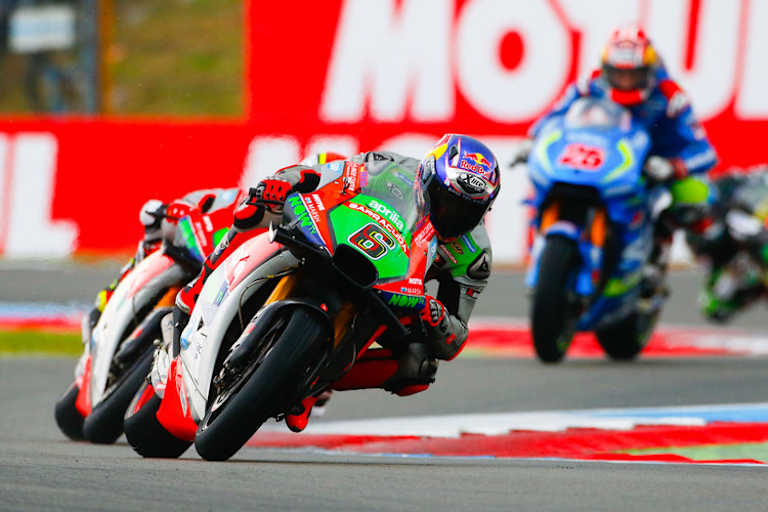 Stefan Bradl im ersten Rennen, das nicht zählt