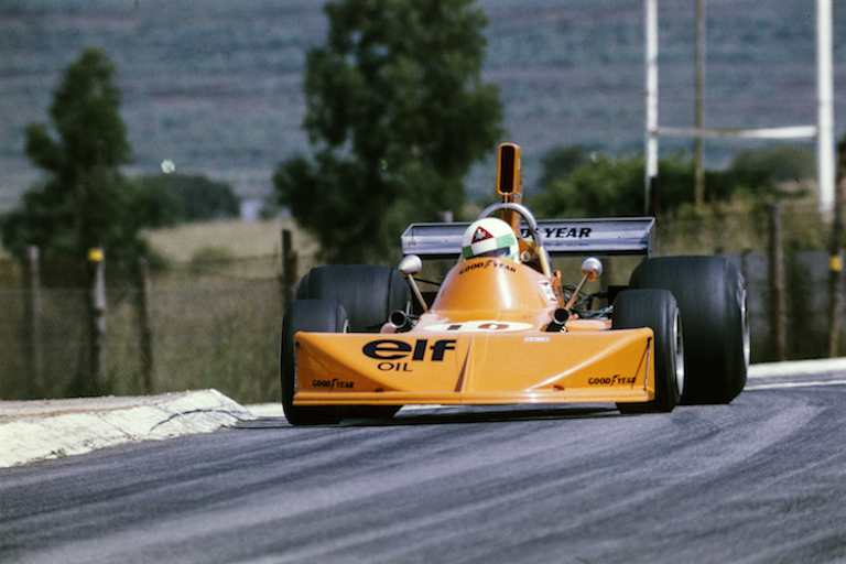 Lella Lombardi mit ihrem March-Ford in Kyalami 1975