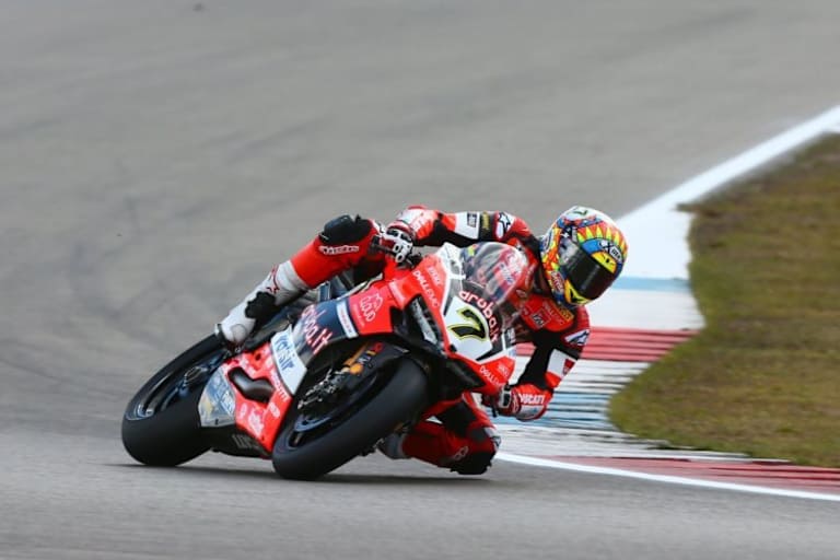 Chaz Davies stellte die beste Ducati in die erste Reihe