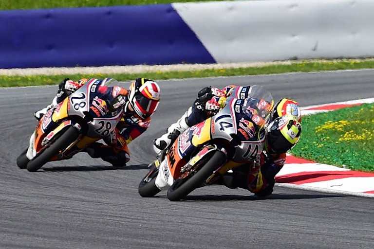 Der Deutsche (14) im Red Bull Rookies Cup