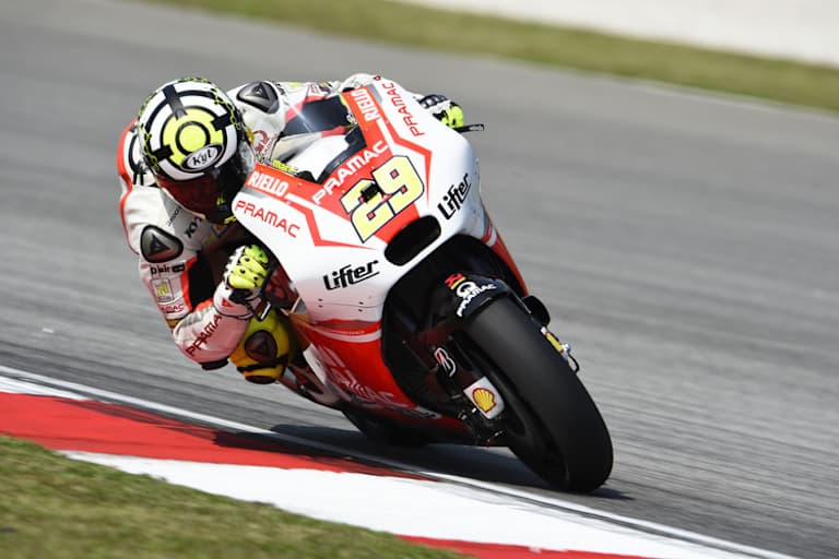 Der Italiener auf der Pramac-Ducati