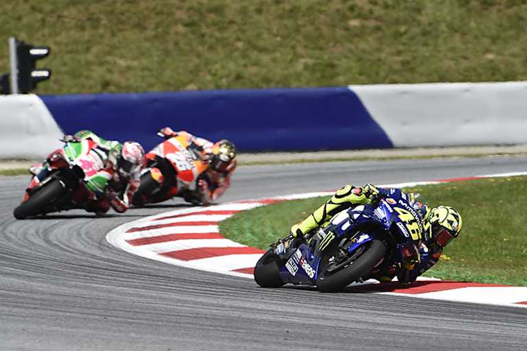 Auf dem Red Bull Ring wurde Valentino Rossi (46) nur Sechster