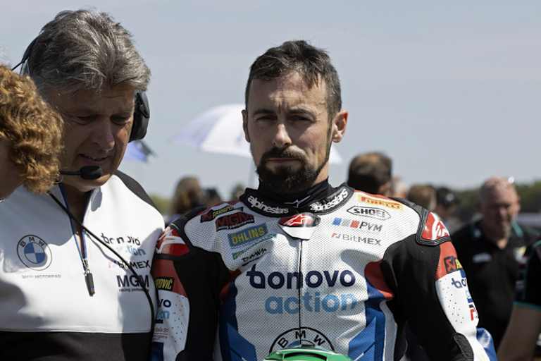Michael Galinski (li.) mit Eugene Laverty