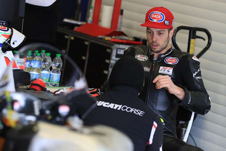 Ducati-Testfahrer Lorenzo Zanetti