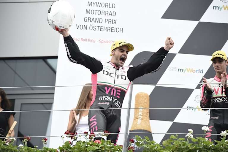 Jubel und Erleichterung bei Romano Fenati