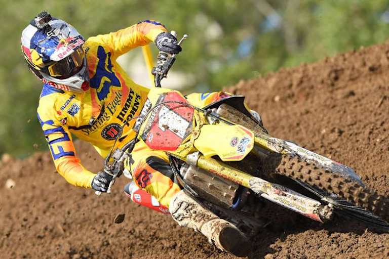 Ken Roczen startet in Hangtown als Titelverteidiger mit der Startnummer 1 und hat wenig Glück