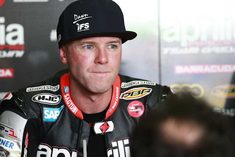 Michael Laverty fuhr sein erstes MotoGP-Rennen für Aprilia