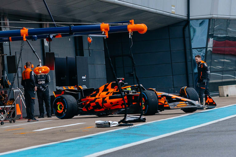 Auffällige Lackierung am Filmtag