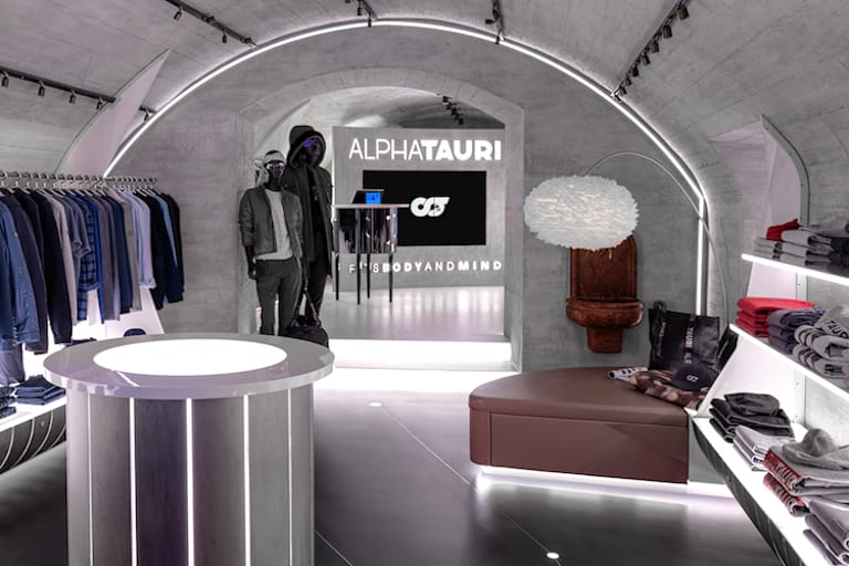 Der AlphaTauri-Laden von Salzburg