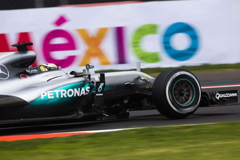 Lewis Hamilton im Mercedes