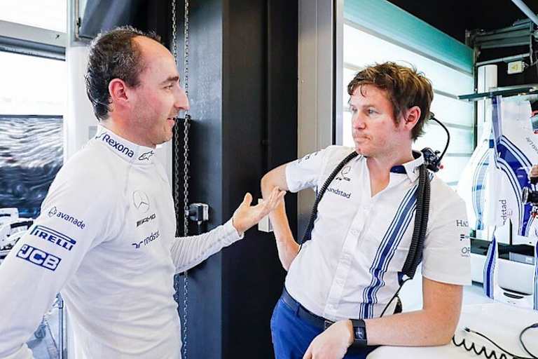 Robert Kubica und Rob Smedley