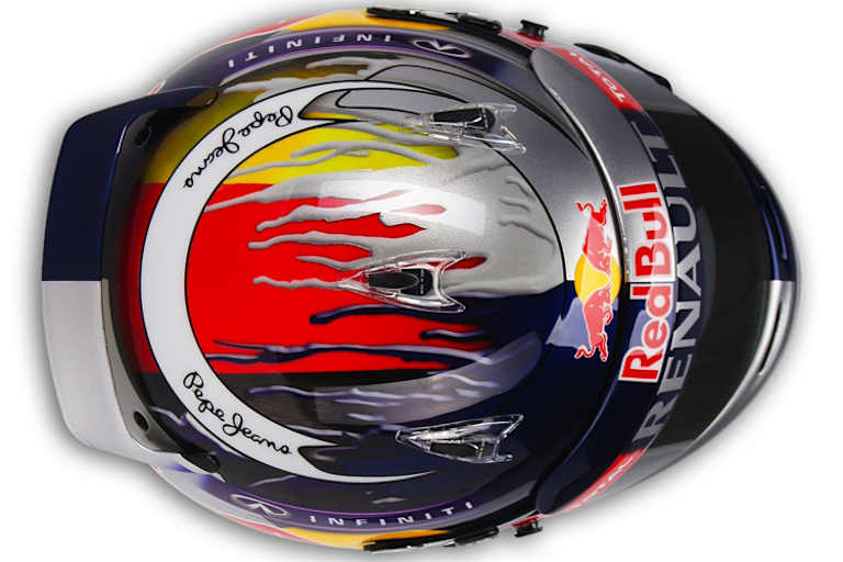 Das Helmdesign von Wettbewerbsgewinner Jake Vite Prekop