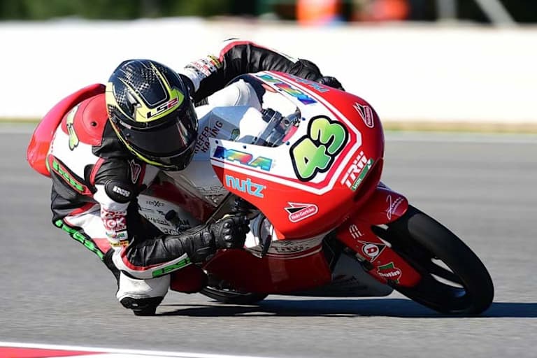 Grünwald auf der Kalex-KTM des Kiefer-Teams