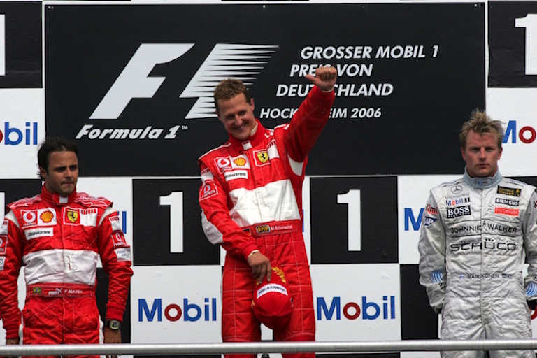 GP-Sieger Michael Schumacher 2006 in Hockenheim
