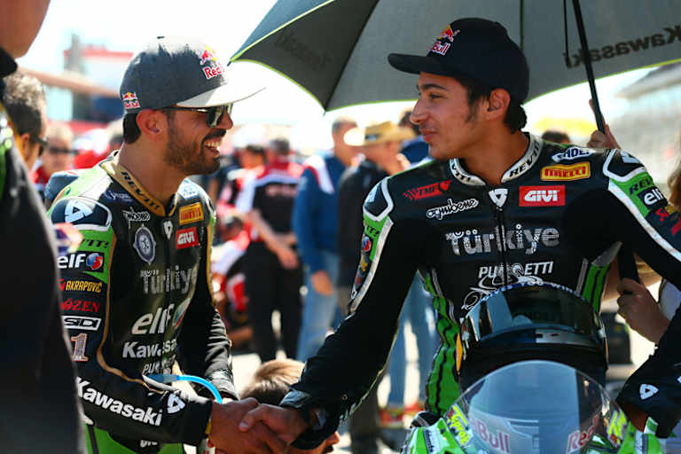 Kenan Sofuoglu (li.) und Toprak Razgatlioglu