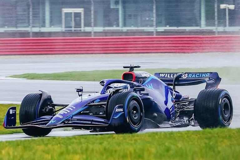Nicholas Latifi in Silverstone