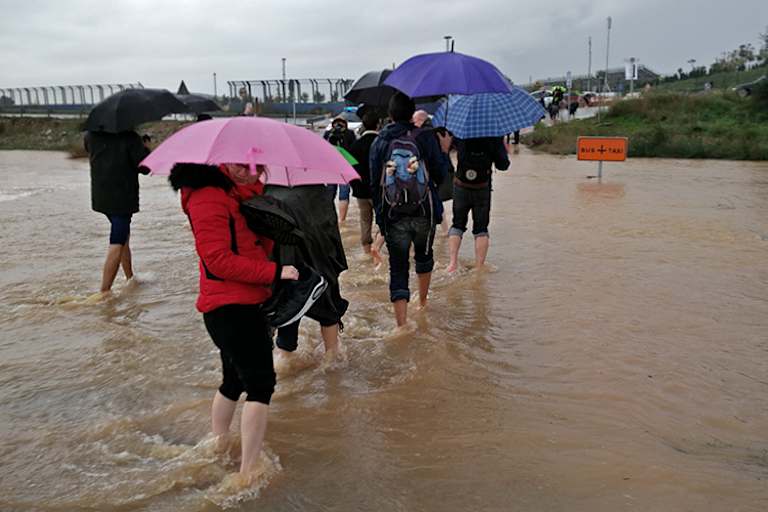 Nasse Füße waren an der Tagesordnung