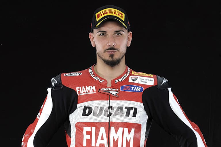 Ducati-Werksfahrer Davide Giugliano