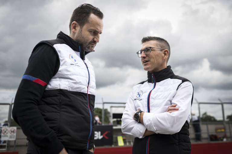 Die BMW-Topmanager Sven Blusch (li.) und Chris Gonschor