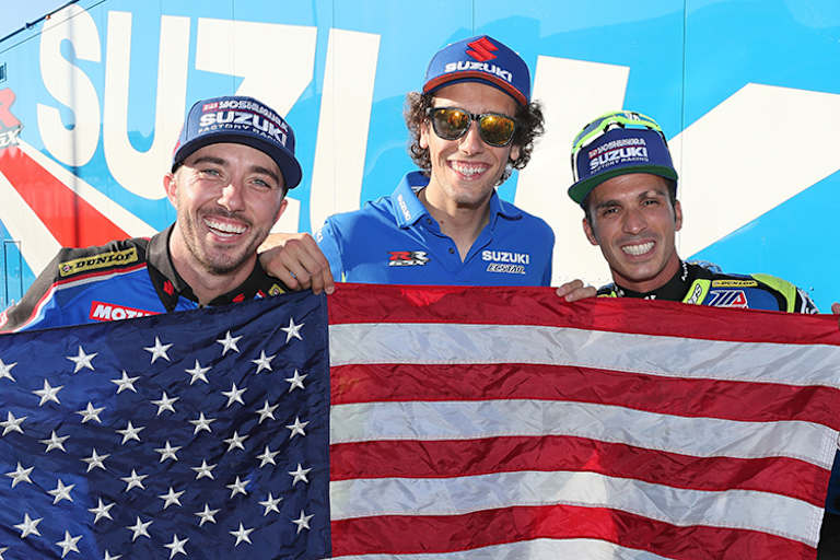 Toni Elias (re.) wurde 2017 US-Meister und führt aktuell