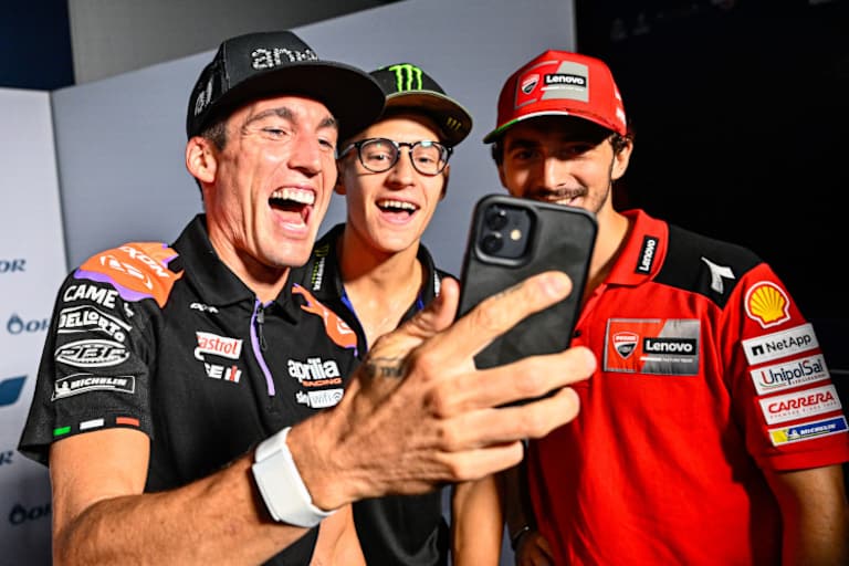 Die Titelanwärter: Aleix Espargaró, Fabio Quartararo und Pecco Bagnaia