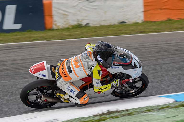 Tim Georgi 2018 im Kiefer-Team auf KTM