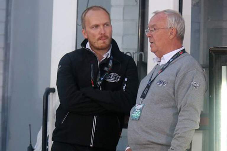 Torben Olsen (li.) mit seinem berühmten Vater Ole