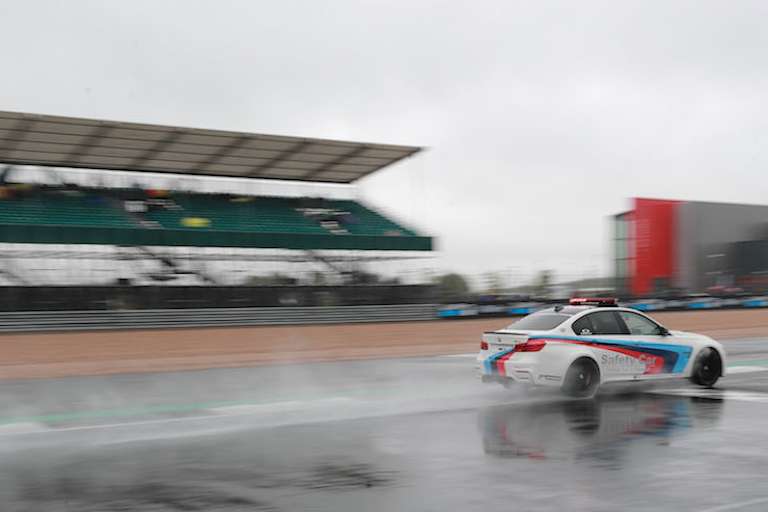 Zu viel Wasser: 2018 mussten in Silverstone alle drei Motorrad-WM-Läufe abgesagt werden 