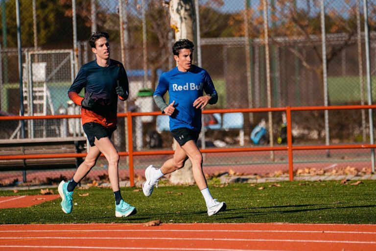 Alex und Marc Márquez beim gemeinsamen Training für die Saison 2023