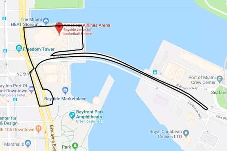 Der erste geplante Kurs an der Bayfront