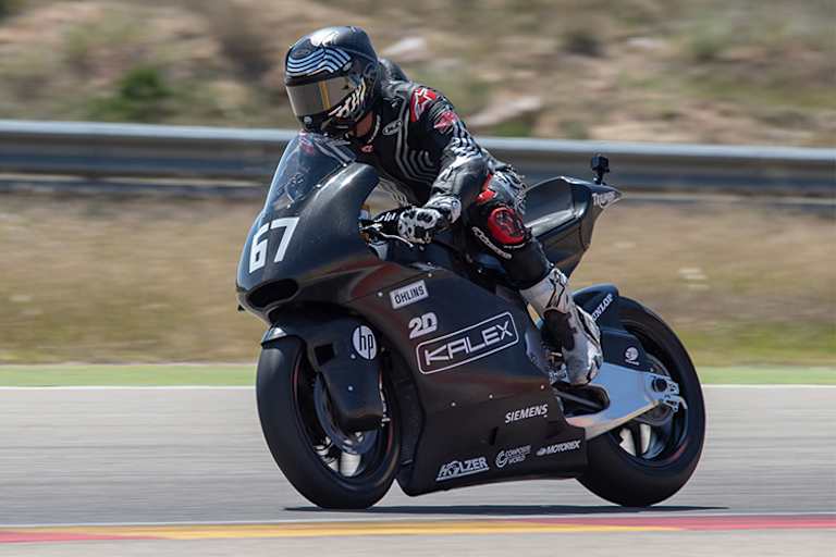 Jonas Folger auf der Kalex mit Triumph-Motor