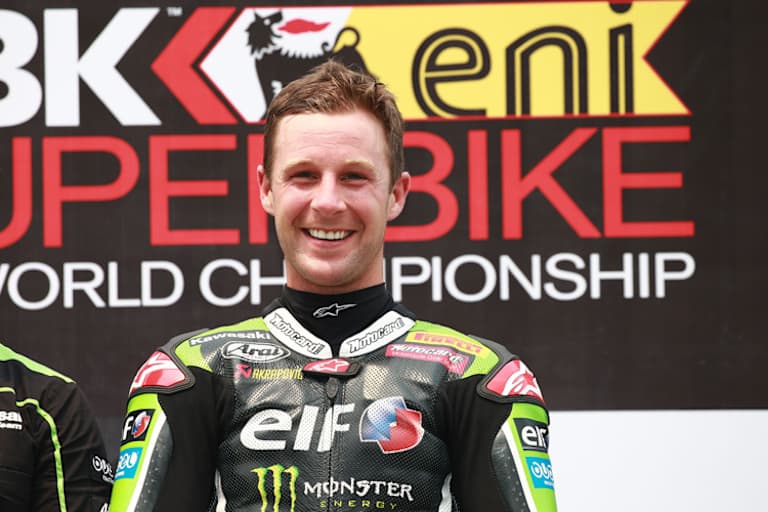 Überglücklich: Jonathan Rea ist WM-Leader