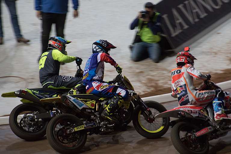 Schrötter in Action beim Superprestigio 2016