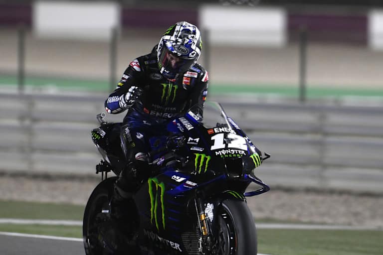 Maverick Vinales gewann den WM-Auftakt in Katar
