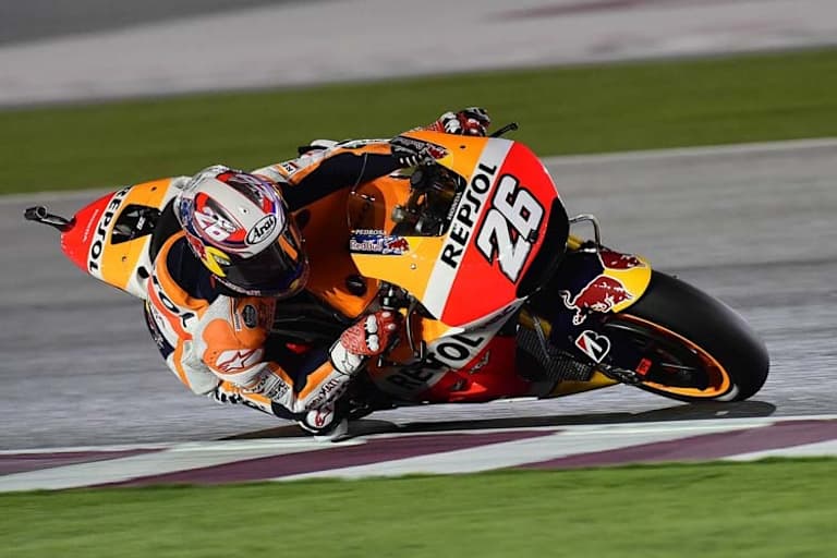 Dani Pedrosa hält sich stets hinter dem Weltmeister