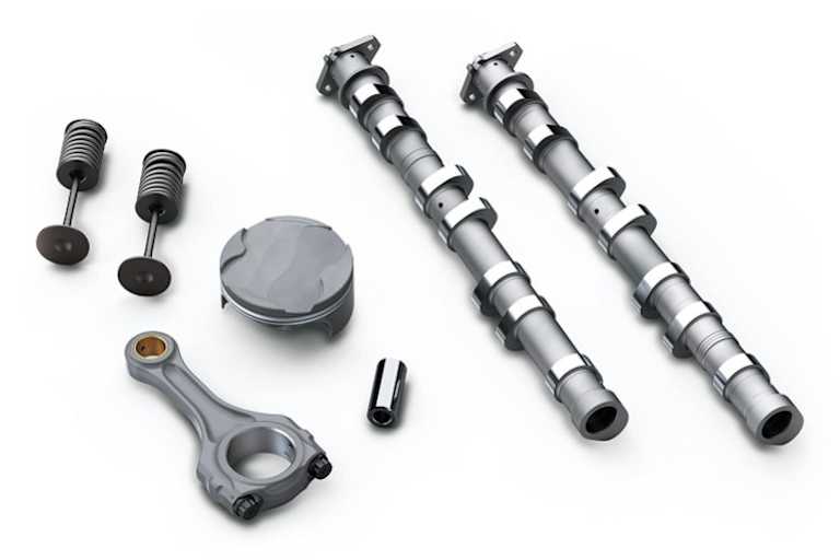 Hochwertige Teile wie Titanpleuel von Pankl sind dem Motor der RR-Version vorbehalten - und bringen im Strassentrimm fast nichts.