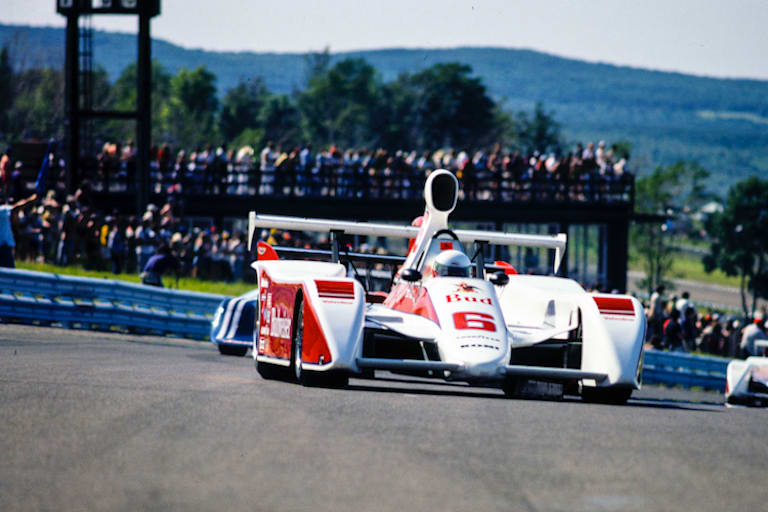 Teo Fabi mit seinem CanAm-March in Watkins Glen 1981