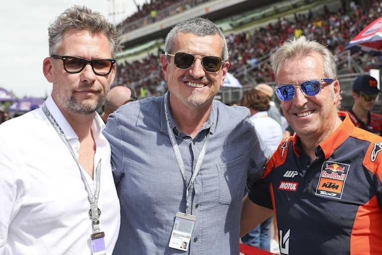 Hervé Poncharal, Günther Steiner und der zukünftige Teamchef Richard Coleman